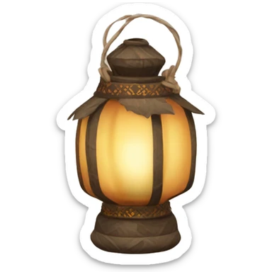 boho lantern sticker