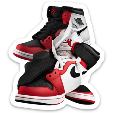 Air Jordan 1 bred  sticker