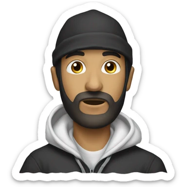 Cagoule omerta  sticker