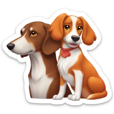 Copper and Tod from the fox and the hound sticker