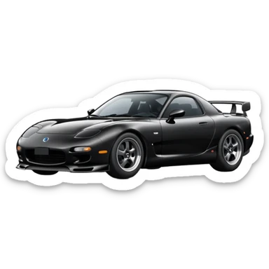 Mazda RX-7 MK4 best view  sticker