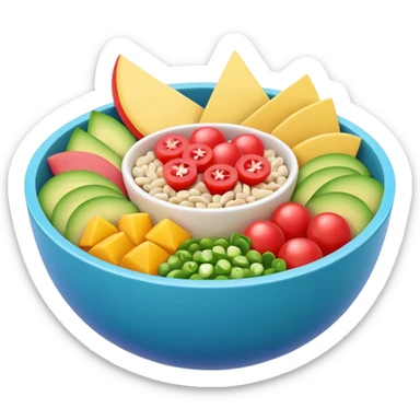 poké bowl sticker