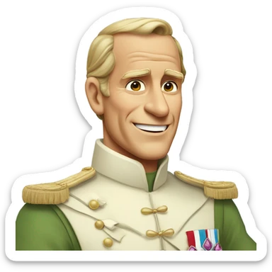 Prince Phillip Disney  sticker
