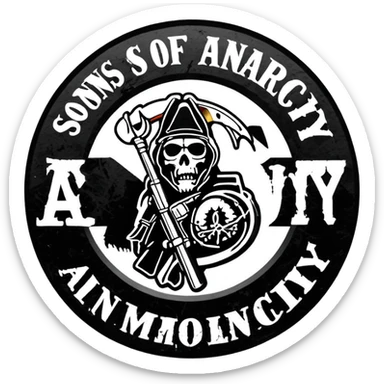 Sons of anarchy logo sticker
