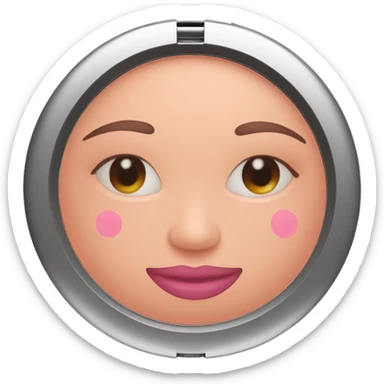 blush compact makeup  sticker