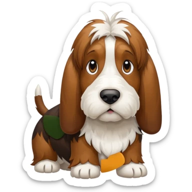 Petit basset griffon vendeen dog sticker