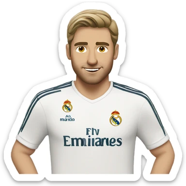Real Madrid white guy sticker