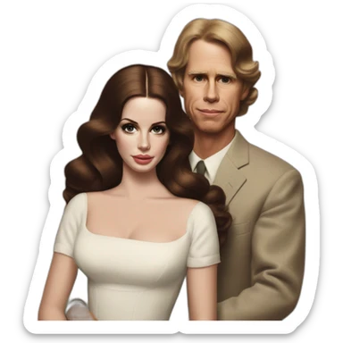 lana del rey norman fucking rockwell sticker