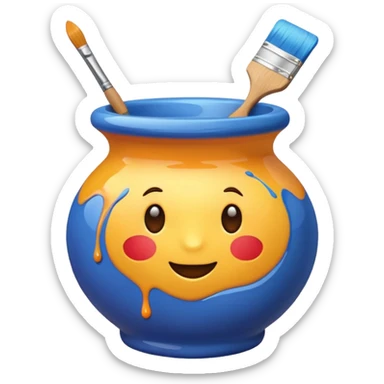 PAINT ON CERAMIC sticker