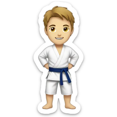 Judoka sticker
