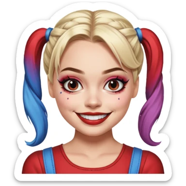 harley quinn margot robbie sticker