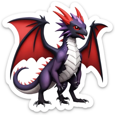 Salandit-Absol-Noibat-Noivern-Hybrid (Full body) sticker