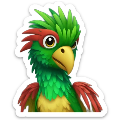Quetzal sticker