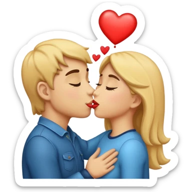 Classic emoji holding two fingers together he just kissed into the air in solitude sticker