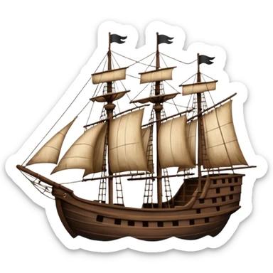 Batavia 1628 ship sticker
