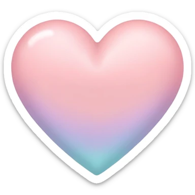 Cœur pastel  sticker