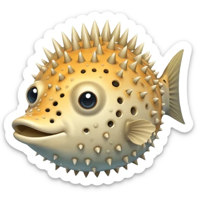 pufferfish sticker