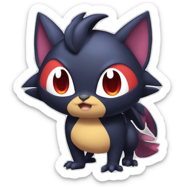 Noibat-Litten-Zorua full body sticker