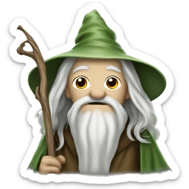 Frog Gandalf sticker