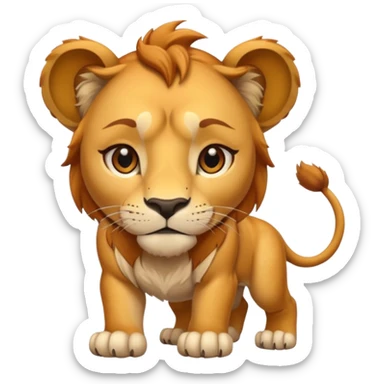 Lioness sticker