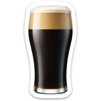 Guinness pint sticker