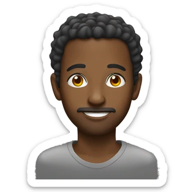 ethiopian guy sticker