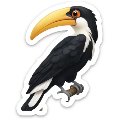 Oriental Pied Hornbill sticker