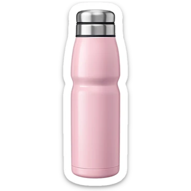 Light Pink tumbler water bottle sticker