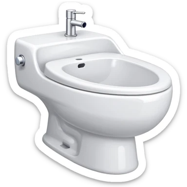 bidet sticker