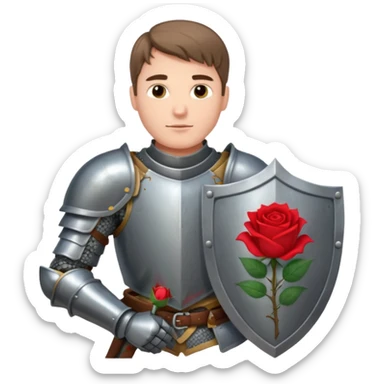 The Crown’s closest protectors. A rose marks their shield — loyalty, strength, and discipline. sticker
