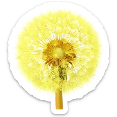 dandelion seed sticker