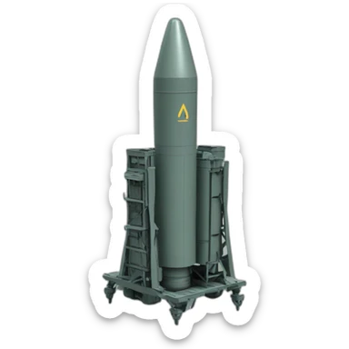 A-120 multiple missile launcher pad sticker