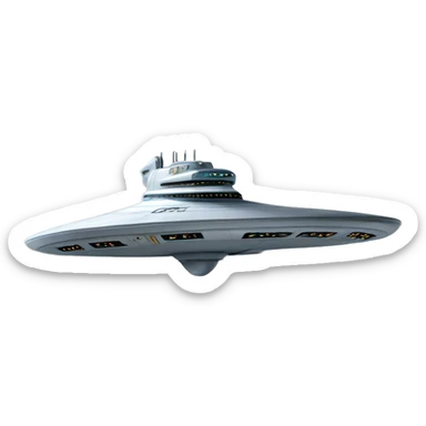 Star Trek’s U.S.S Enterprise hot wheel  sticker