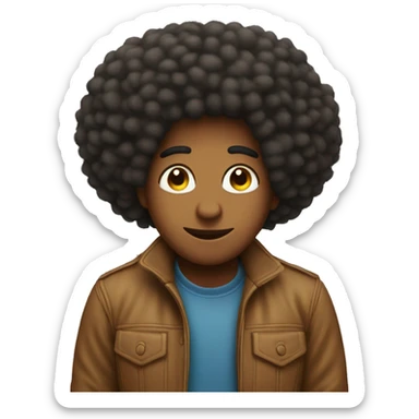 Ant with a fro sticker