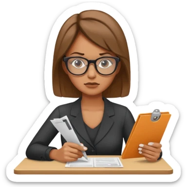 pago de cuentas, mujer sticker