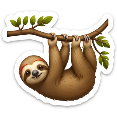 sloth sticker