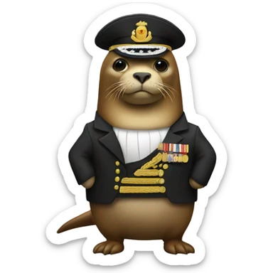 sea lion  dictator sticker