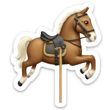Hobby horse sticker