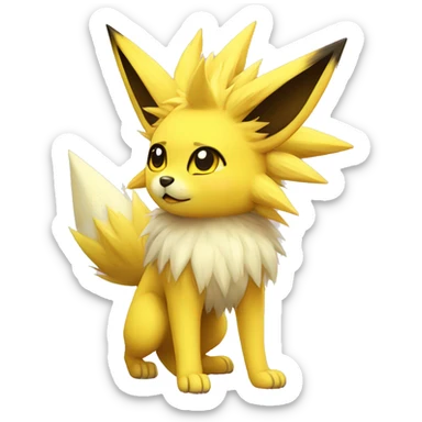 Kawaii Cool Edgy Jolteon full body sticker