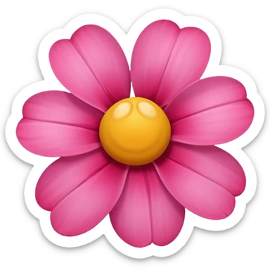Flor rosada sticker