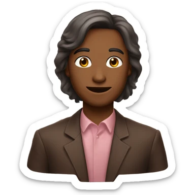 Розовая кофе машинка  sticker