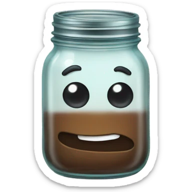 Mason jar sticker