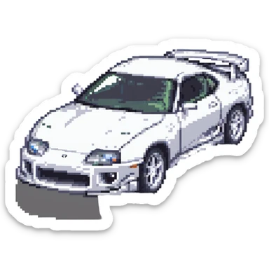 Toyota Supra car sticker