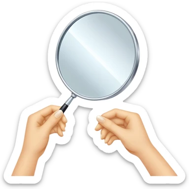 mirror handhold sticker