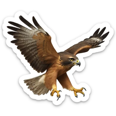 hawk rush sticker