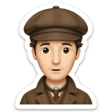 sherlock deerstlaker hat sticker