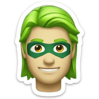 green arrow icon sticker