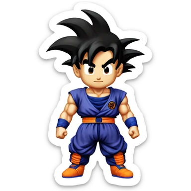 dragon ball z goku sticker