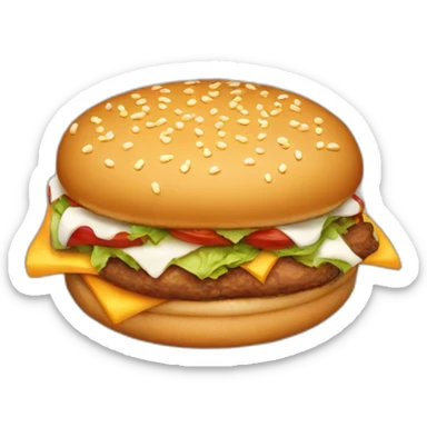 The fast food place is very delicious sticker