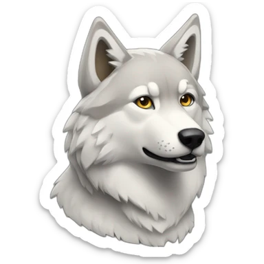 hype wolf sticker